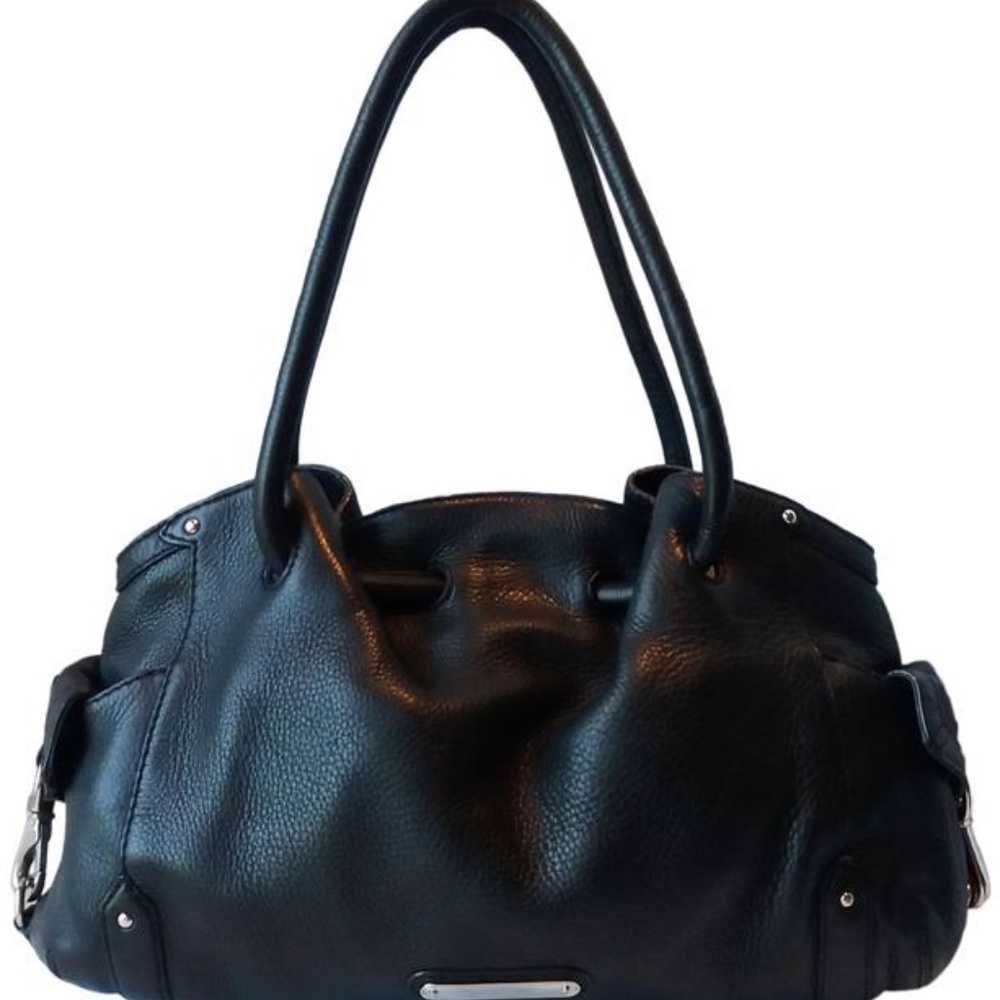Cole Haan Black Bucket Hobo Bag